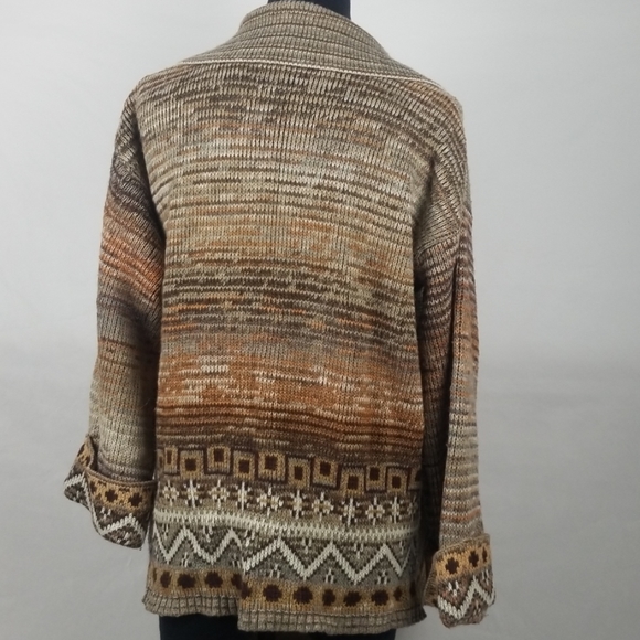 🌻Rosanna Vintage Sweater Coat Made in USA L - Picture 3 of 5